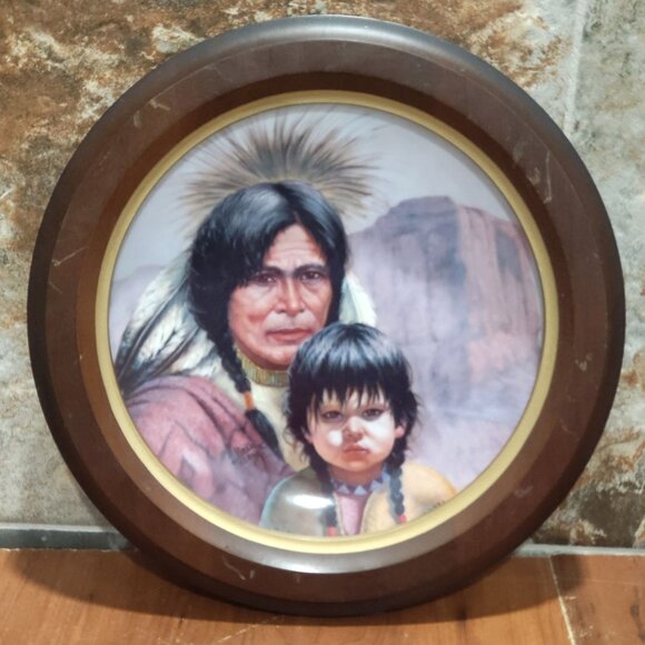 Vague Shadows The Cheyenne Nation Decorative Collector Plate by Perillo First Is